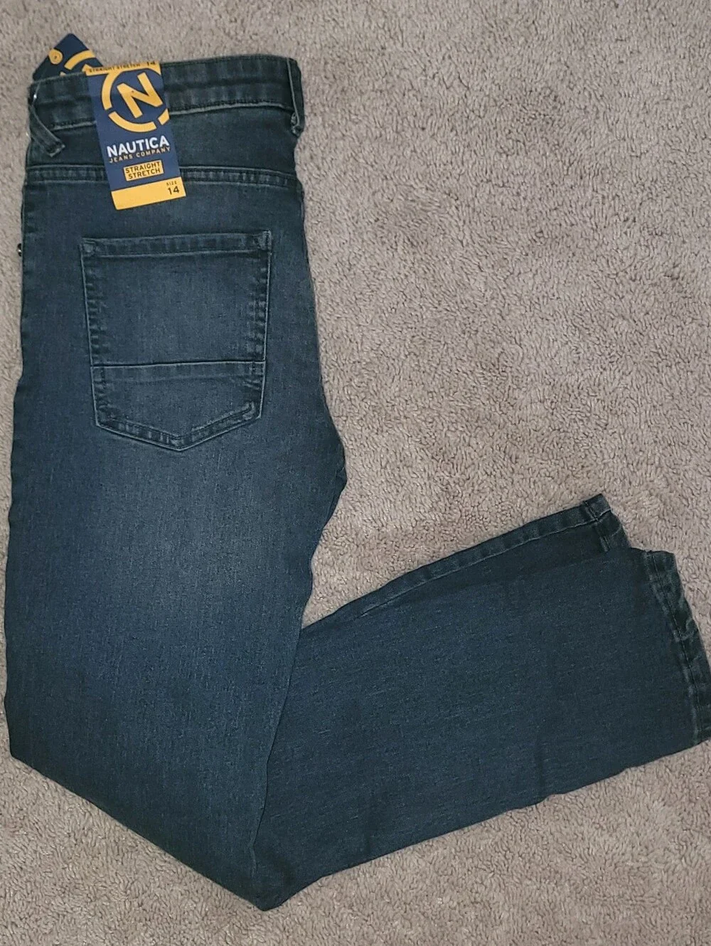 Nautica STRAIGHT STRETCH JEANS, YOUTH SIZE 14, NWT